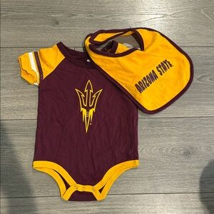 ASU BABY BODYSUIT AND BIB